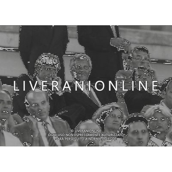 RETROSPETTIVA SERGIO CRAGNOTTI INDUSTRIALE E PRESIDENTE DELLA LAZIO CALCIO NELLA FOTO SERGIO CRAGNOTTI CON ENRICO BENDONI E BERNARD TAPIE AG ALDO LIVERANI SAS