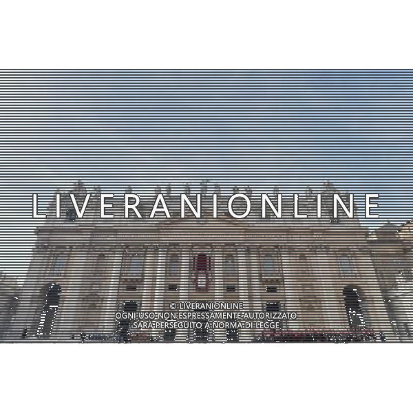 Messaggio natalizio e benedizione Urbi et Orbi - Citta\' del Vaticano - 25.12.2016 - Piazza San Pietro - nella foto: Basilica San Pietro / Ph. Corradetti-Ag. Aldo Liverani