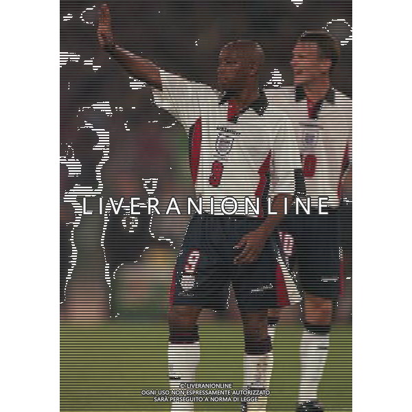 11-10-1997 ROMA-QUALIFICAZIONI AI MONDIALI FRANCIA 98 ITALIA-INGHILTERRA NELLA FOTO IAN WRIGHT AG ALDO LIVERANI SAS