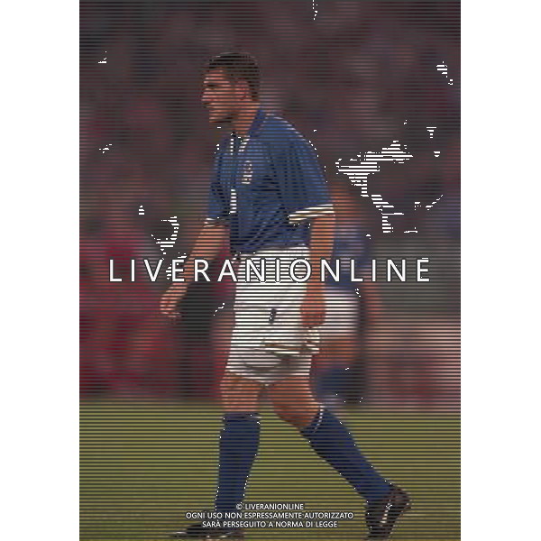 11-10-1997 ROMA-QUALIFICAZIONI AI MONDIALI FRANCIA 98 ITALIA-INGHILTERRA NELLA FOTO CHRISTIAN VIERI AG ALDO LIVERANI SAS