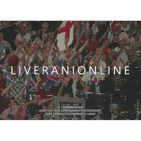11-10-1997 ROMA-QUALIFICAZIONI AI MONDIALI FRANCIA 98 ITALIA-INGHILTERRA NELLA FOTO TIFOSI ITALIA AG ALDO LIVERANI SAS