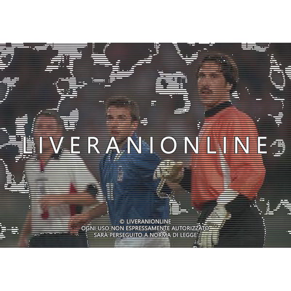 11-10-1997 ROMA-QUALIFICAZIONI AI MONDIALI FRANCIA 98 ITALIA-INGHILTERRA NELLA FOTO DAVID SEAMAN AG ALDO LIVERANI SAS