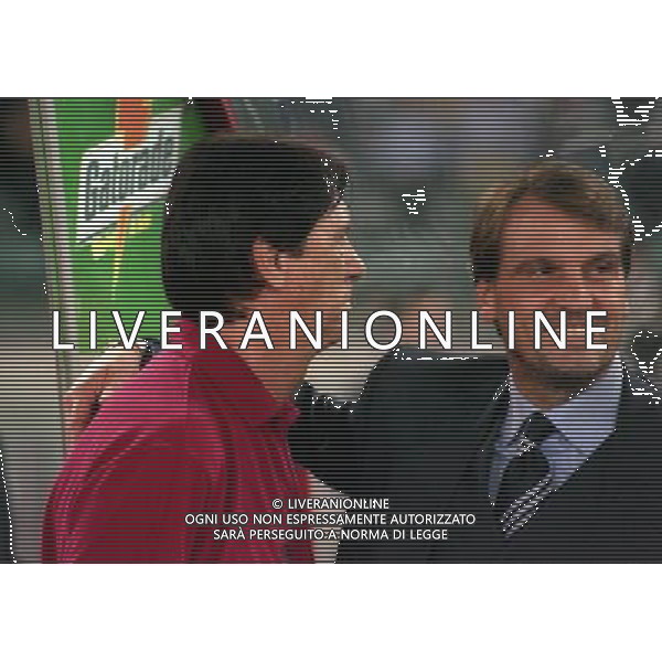 11-10-1997 ROMA-QUALIFICAZIONI AI MONDIALI FRANCIA 98 ITALIA-INGHILTERRA NELLA FOTO CESARE MALDINI CON MARCO TARDELLI AG ALDO LIVERANI SAS