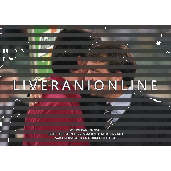 11-10-1997 ROMA-QUALIFICAZIONI AI MONDIALI FRANCIA 98 ITALIA-INGHILTERRA NELLA FOTO CESARE MALDINI CON MARCO TARDELLI AG ALDO LIVERANI SAS