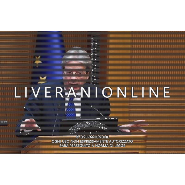 Conferenza stampa di fine anno del Presidente del Consiglio Paolo Gentiloni - Roma - 29.12.2016 - Aula dei Gruppi Parlamentari della Camera dei Deputati - nella foto: Paolo Gentiloni / Ph. Corradetti-Ag. Aldo Liverani