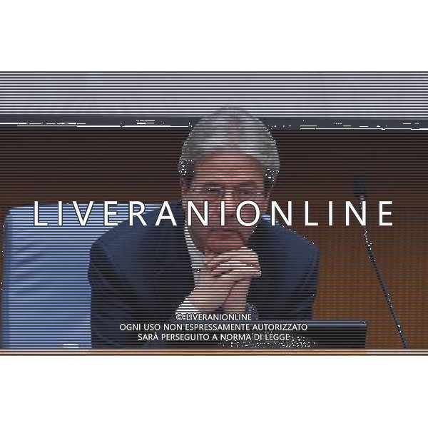 Conferenza stampa di fine anno del Presidente del Consiglio Paolo Gentiloni - Roma - 29.12.2016 - Aula dei Gruppi Parlamentari della Camera dei Deputati - nella foto: Paolo Gentiloni / Ph. Corradetti-Ag. Aldo Liverani