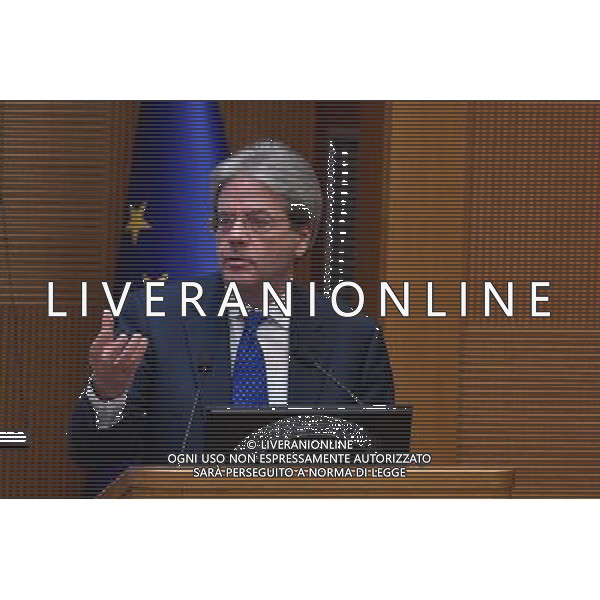 Conferenza stampa di fine anno del Presidente del Consiglio Paolo Gentiloni - Roma - 29.12.2016 - Aula dei Gruppi Parlamentari della Camera dei Deputati - nella foto: Paolo Gentiloni / Ph. Corradetti-Ag. Aldo Liverani
