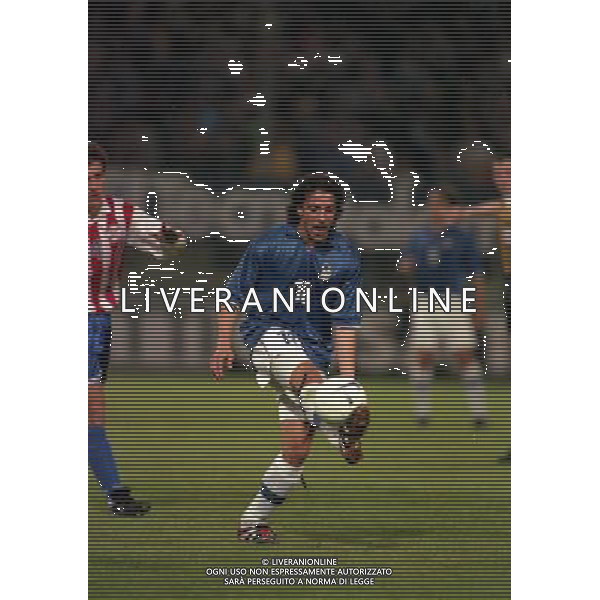 PARMA 22-04-1998 AMICHEVOLE INTERNAZIONALE ITALIA PARAGUAY NELLA FOTO ALESSANDRO DEL PIERO AG ALDO LIVERANI SAS