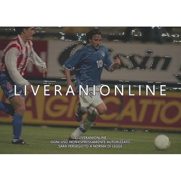 PARMA 22-04-1998 AMICHEVOLE INTERNAZIONALE ITALIA PARAGUAY NELLA FOTO ALESSANDRO DEL PIERO AG ALDO LIVERANI SAS