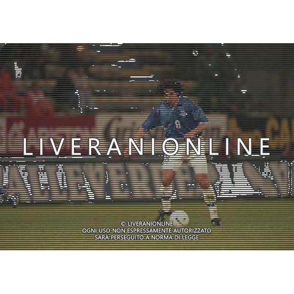 PARMA 22-04-1998 AMICHEVOLE INTERNAZIONALE ITALIA PARAGUAY NELLA FOTO DEMETRIO ALBERTINI AG ALDO LIVERANI SAS