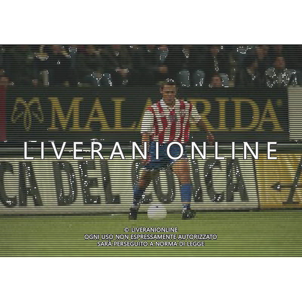 PARMA 22-04-1998 AMICHEVOLE INTERNAZIONALE ITALIA PARAGUAY NELLA FOTO R.ROJAS AG ALDO LIVERANI SAS