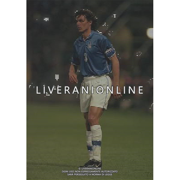 PARMA 22-04-1998 AMICHEVOLE INTERNAZIONALE ITALIA PARAGUAY NELLA FOTO PAOLO MALDINI AG ALDO LIVERANI SAS