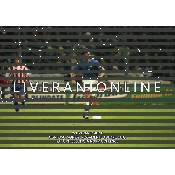 PARMA 22-04-1998 AMICHEVOLE INTERNAZIONALE ITALIA PARAGUAY NELLA FOTO PAOLO MALDINI AG ALDO LIVERANI SAS