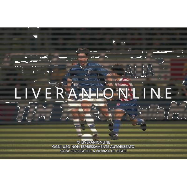 PARMA 22-04-1998 AMICHEVOLE INTERNAZIONALE ITALIA PARAGUAY NELLA FOTO DINO BAGGIO AG ALDO LIVERANI SAS