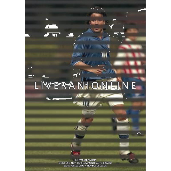 PARMA 22-04-1998 AMICHEVOLE INTERNAZIONALE ITALIA PARAGUAY NELLA FOTO ALESSANDRO DEL PIERO AG ALDO LIVERANI SAS