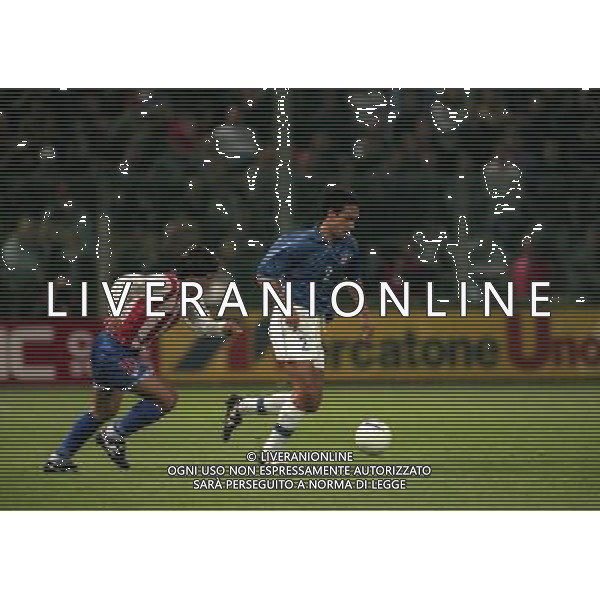 PARMA 22-04-1998 AMICHEVOLE INTERNAZIONALE ITALIA PARAGUAY NELLA FOTO ALESSANDRO NESTA AG ALDO LIVERANI SAS