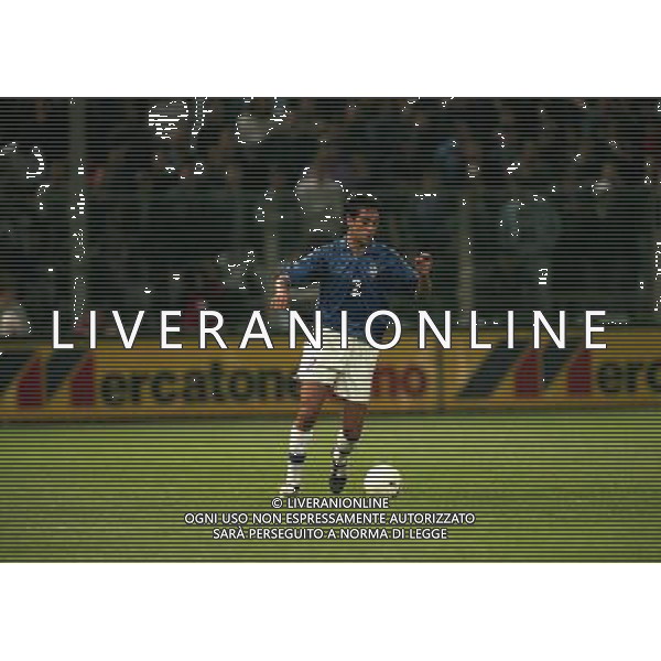 PARMA 22-04-1998 AMICHEVOLE INTERNAZIONALE ITALIA PARAGUAY NELLA FOTO ALESSANDRO NESTA AG ALDO LIVERANI SAS