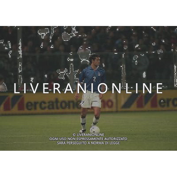 PARMA 22-04-1998 AMICHEVOLE INTERNAZIONALE ITALIA PARAGUAY NELLA FOTO ALESSANDRO NESTA AG ALDO LIVERANI SAS