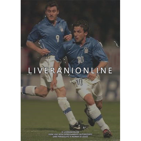 PARMA 22-04-1998 AMICHEVOLE INTERNAZIONALE ITALIA PARAGUAY NELLA FOTO ALESSANDRO DEL PIERO AG ALDO LIVERANI SAS