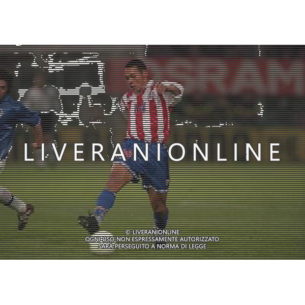 PARMA 22-04-1998 AMICHEVOLE INTERNAZIONALE ITALIA PARAGUAY NELLA FOTO R.ROJAS AG ALDO LIVERANI SAS