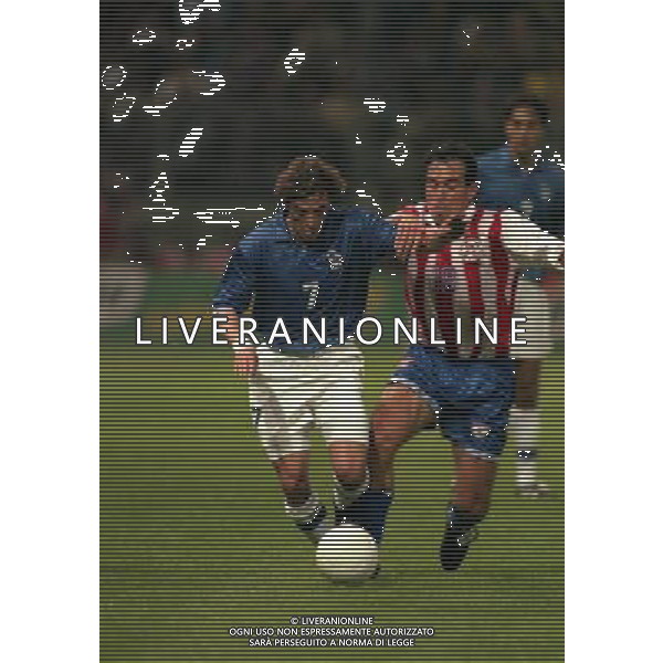 PARMA 22-04-1998 AMICHEVOLE INTERNAZIONALE ITALIA PARAGUAY NELLA FOTO FRANCESCO MORIERO AG ALDO LIVERANI SAS