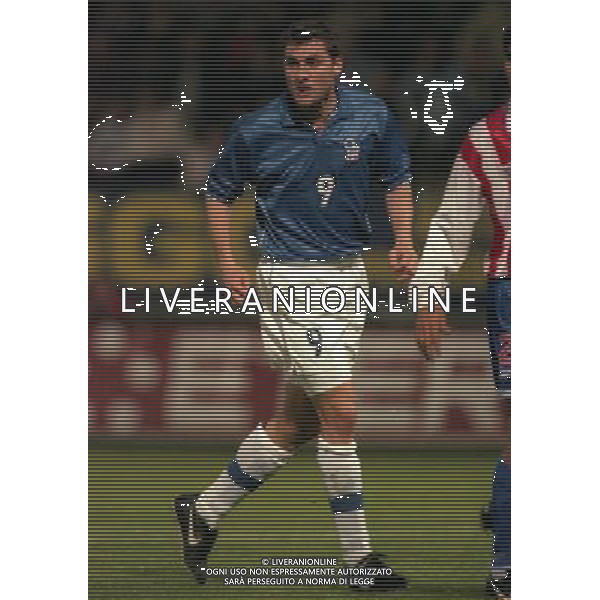 PARMA 22-04-1998 AMICHEVOLE INTERNAZIONALE ITALIA PARAGUAY NELLA FOTO CHRISTIAN VIERI AG ALDO LIVERANI SAS