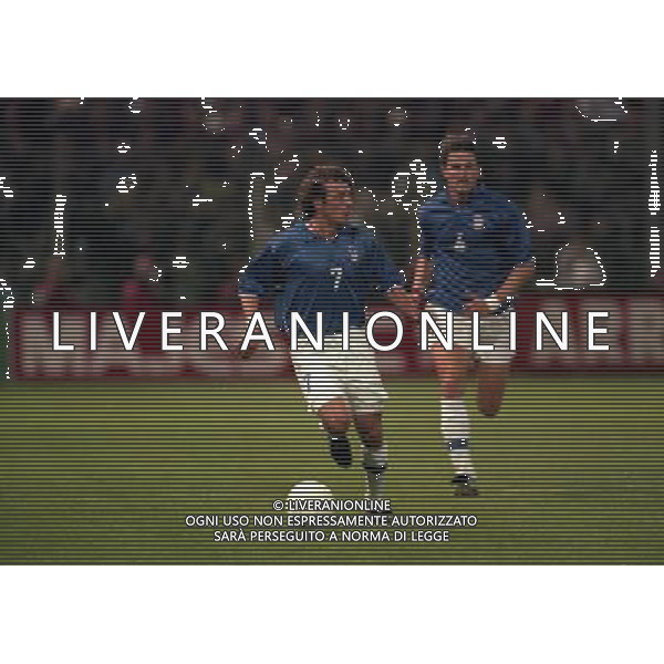 PARMA 22-04-1998 AMICHEVOLE INTERNAZIONALE ITALIA PARAGUAY NELLA FOTO FRANCESCO MORIERO AG ALDO LIVERANI SAS