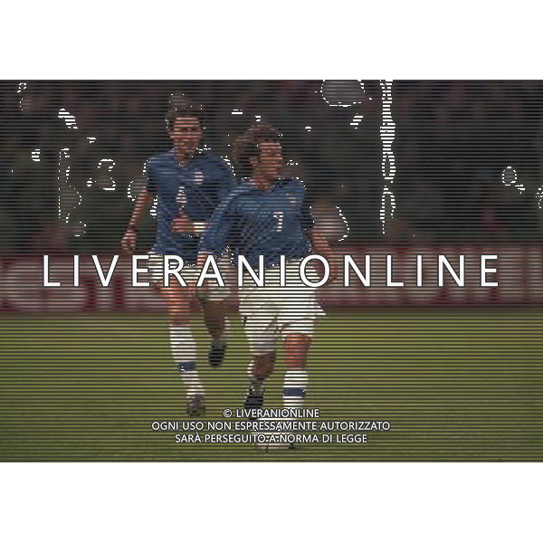 PARMA 22-04-1998 AMICHEVOLE INTERNAZIONALE ITALIA PARAGUAY NELLA FOTO FRANCESCO MORIERO AG ALDO LIVERANI SAS