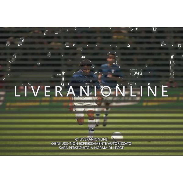 PARMA 22-04-1998 AMICHEVOLE INTERNAZIONALE ITALIA PARAGUAY NELLA FOTO ALESSANDRO DEL PIERO AG ALDO LIVERANI SAS