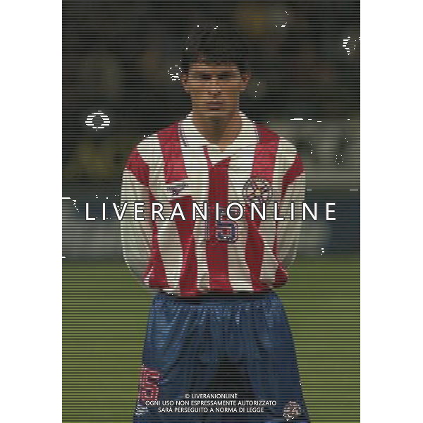 PARMA 22-04-1998 AMICHEVOLE INTERNAZIONALE ITALIA PARAGUAY NELLA FOTO BENITEZ AG ALDO LIVERANI SAS