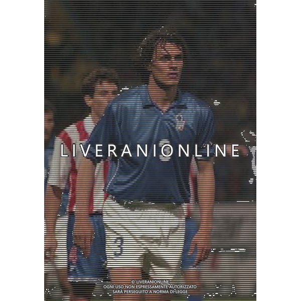 PARMA 22-04-1998 AMICHEVOLE INTERNAZIONALE ITALIA PARAGUAY NELLA FOTO PAOLO MALDINI AG ALDO LIVERANI SAS
