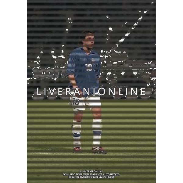 PARMA 22-04-1998 AMICHEVOLE INTERNAZIONALE ITALIA PARAGUAY NELLA FOTO ALESSANDRO DEL PIERO AG ALDO LIVERANI SAS