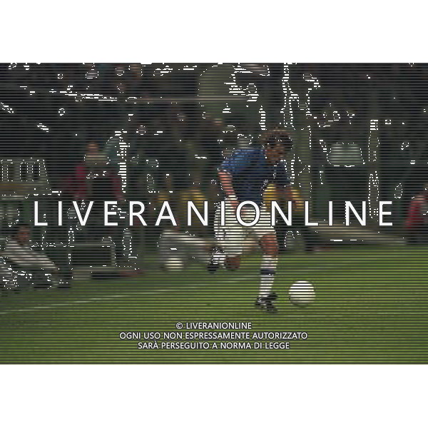 PARMA 22-04-1998 AMICHEVOLE INTERNAZIONALE ITALIA PARAGUAY NELLA FOTO FRANCESCO MORIERO AG ALDO LIVERANI SAS