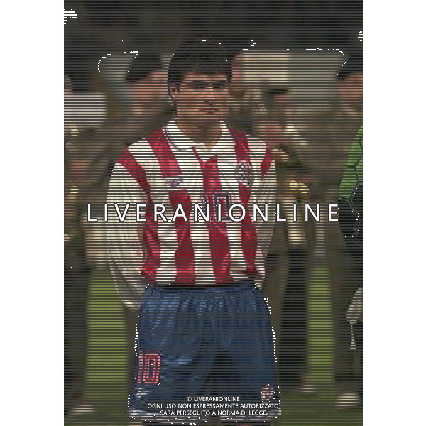 PARMA 22-04-1998 AMICHEVOLE INTERNAZIONALE ITALIA PARAGUAY NELLA FOTO ACUNA AG ALDO LIVERANI SAS