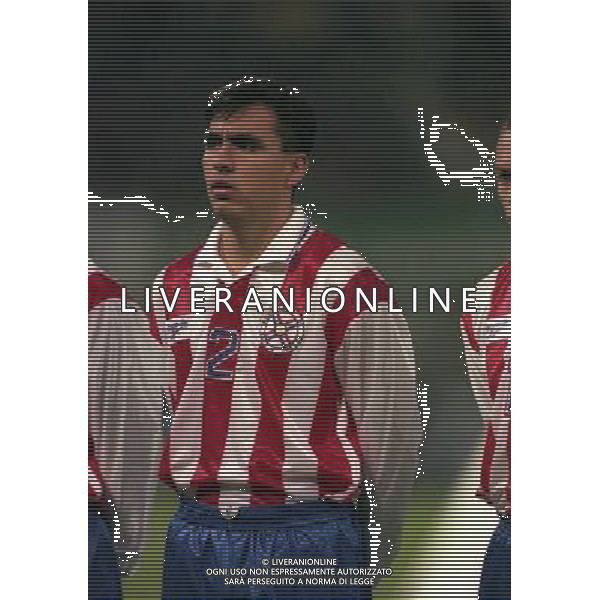 PARMA 22-04-1998 AMICHEVOLE INTERNAZIONALE ITALIA PARAGUAY NELLA FOTO SARABIA AG ALDO LIVERANI SAS