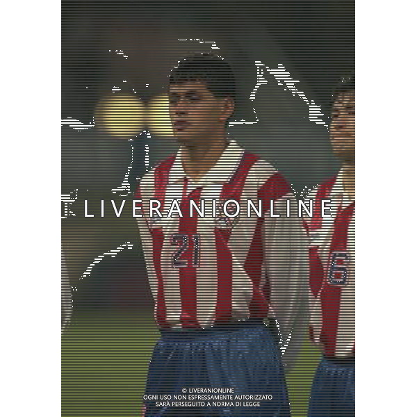 PARMA 22-04-1998 AMICHEVOLE INTERNAZIONALE ITALIA PARAGUAY NELLA FOTO ARCE AG ALDO LIVERANI SAS