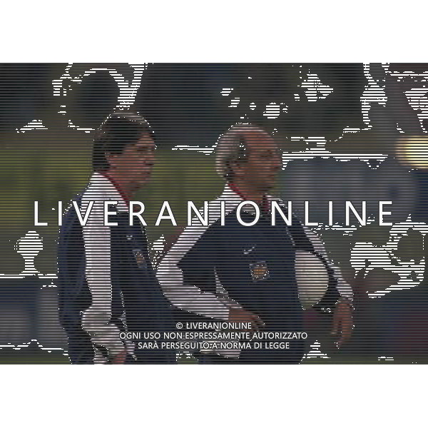 PARMA 22-04-1998 AMICHEVOLE INTERNAZIONALE ITALIA PARAGUAY NELLA FOTO CESARE MALDINI AG ALDO LIVERANI SAS