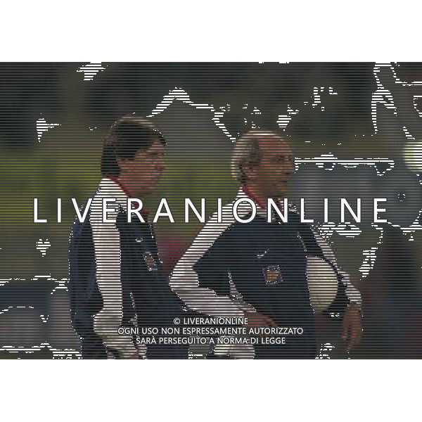 PARMA 22-04-1998 AMICHEVOLE INTERNAZIONALE ITALIA PARAGUAY NELLA FOTO CESARE MALDINI AG ALDO LIVERANI SAS