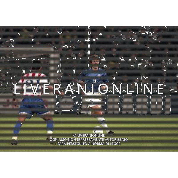 PARMA 22-04-1998 AMICHEVOLE INTERNAZIONALE ITALIA PARAGUAY NELLA FOTO FABIO CANNAVARO AG ALDO LIVERANI SAS
