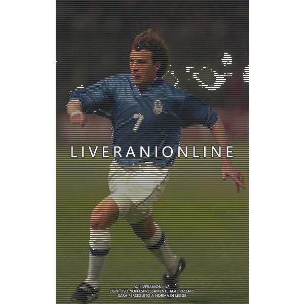 PARMA 22-04-1998 AMICHEVOLE INTERNAZIONALE ITALIA PARAGUAY NELLA FOTO FRANCESCO MORIERO AG ALDO LIVERANI SAS