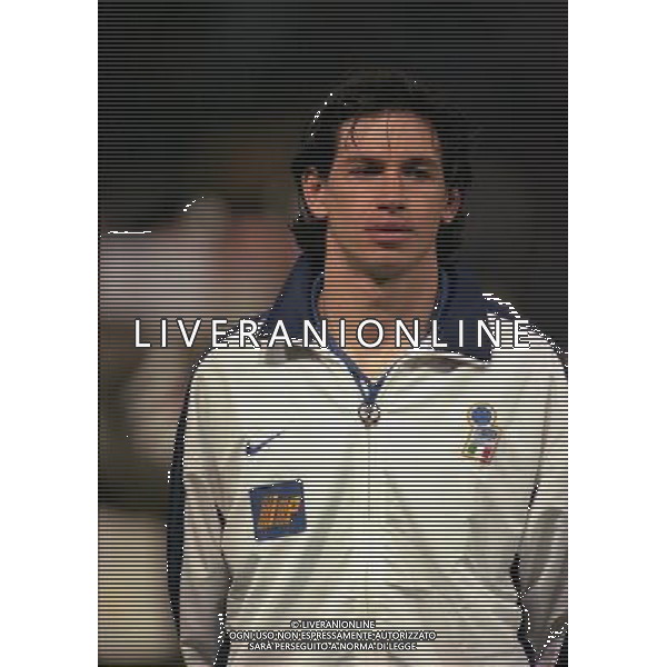 PARMA 22-04-1998 AMICHEVOLE INTERNAZIONALE ITALIA PARAGUAY NELLA FOTO DEMETRIO ALBERTINI AG ALDO LIVERANI SAS