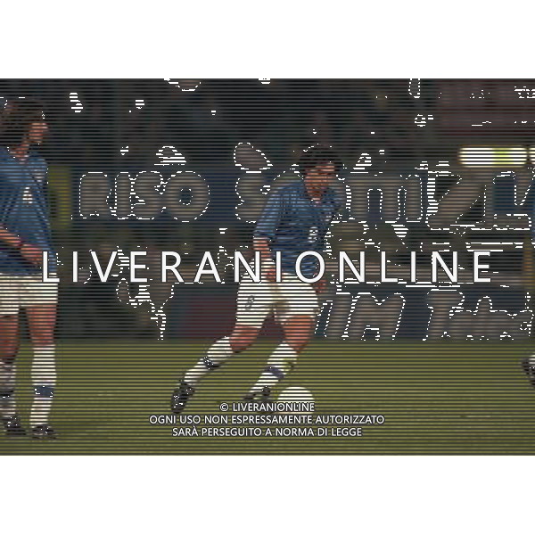 PARMA 22-04-1998 AMICHEVOLE INTERNAZIONALE ITALIA PARAGUAY NELLA FOTO DEMETRIO ALBERTINI AG ALDO LIVERANI SAS