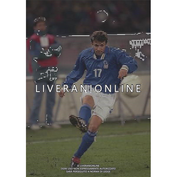 15-11-1997 NAPOLI QUALIFICAZIONI AI MONDIALI DI FRANCIA 1998 ITALIA RUSSIA NELLA FOTO ALESSANDRO DEL PIERO AG ALDO LIVERANI SAS