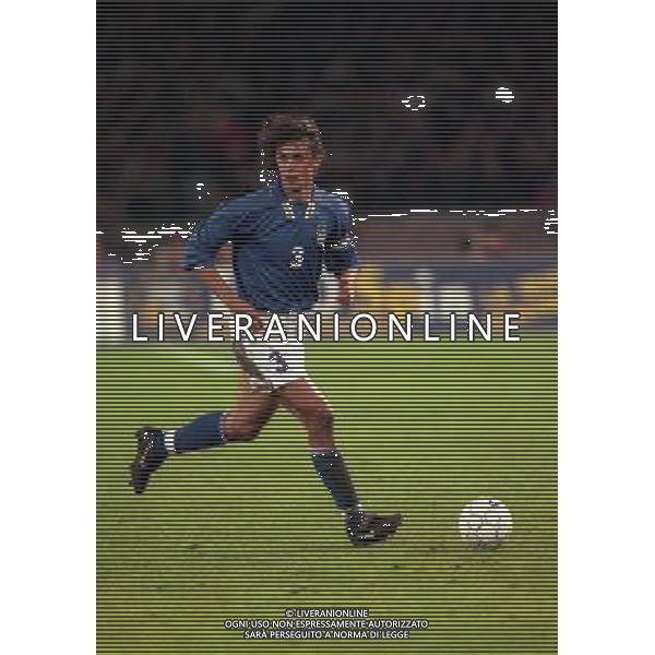 15-11-1997 NAPOLI QUALIFICAZIONI AI MONDIALI DI FRANCIA 1998 ITALIA RUSSIA NELLA FOTO PAOLO MALDINI AG ALDO LIVERANI SAS