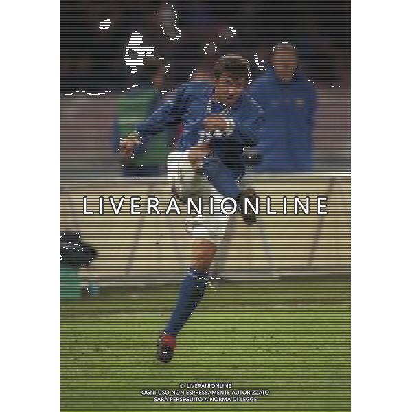 15-11-1997 NAPOLI QUALIFICAZIONI AI MONDIALI DI FRANCIA 1998 ITALIA RUSSIA NELLA FOTO ALESSANDRO DEL PIERO AG ALDO LIVERANI SAS