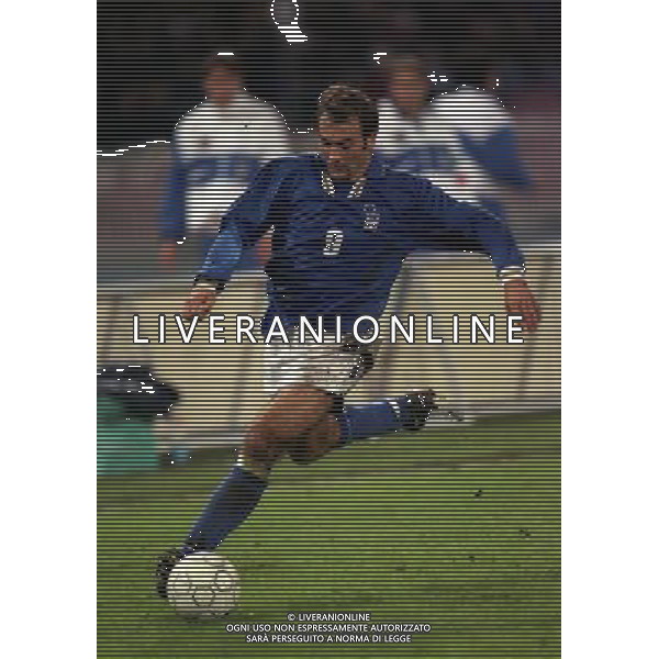 15-11-1997 NAPOLI QUALIFICAZIONI AI MONDIALI DI FRANCIA 1998 ITALIA RUSSIA NELLA FOTO PIERLUIGI CASIRAGHI AG ALDO LIVERANI SAS