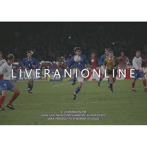 15-11-1997 NAPOLI QUALIFICAZIONI AI MONDIALI DI FRANCIA 1998 ITALIA RUSSIA NELLA FOTO DINO BAGGIO AG ALDO LIVERANI SAS