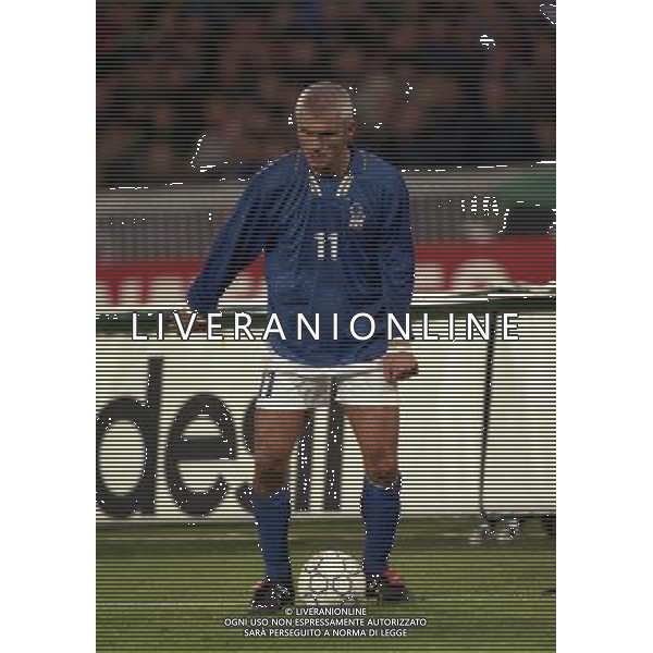 15-11-1997 NAPOLI QUALIFICAZIONI AI MONDIALI DI FRANCIA 1998 ITALIA RUSSIA NELLA FOTO FABRIZIO RAVANELLI AG ALDO LIVERANI SAS