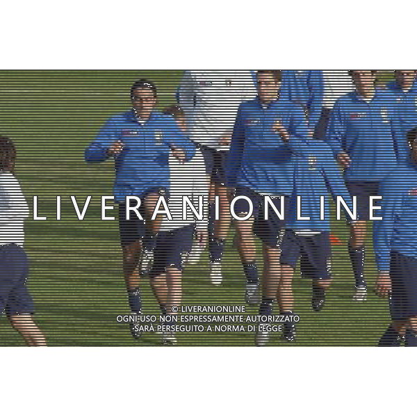 COVERCIANO 23/03/05 ALLENAMENTO DELLA NAZIONALE ITALIANA NELLA FOTO SIMONE BARONE PH GIANNI NUCCI/AGENZIA ALDO LIVERANI