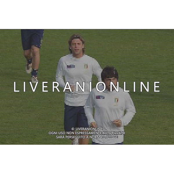 COVERCIANO 23/03/05 ALLENAMENTO DELLA NAZIONALE ITALIANA NELLA FOTO ANTONIO CASSANO E GENNARO GATTUSO PH GIANNI NUCCI/AGENZIA ALDO LIVERANI